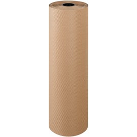 Aviditi Indented Kraft Paper Roll, 60# , 48" x 300', Kraft, 100% Recycled Paper, Ideal for Packing, Wrapping, Craft, Postal, Shipping, Dunnage and Parcel