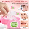 Toallitas Desmaquillantes, Toallas Desmaquillantes Hidratantes para Rostro y Ojos Para