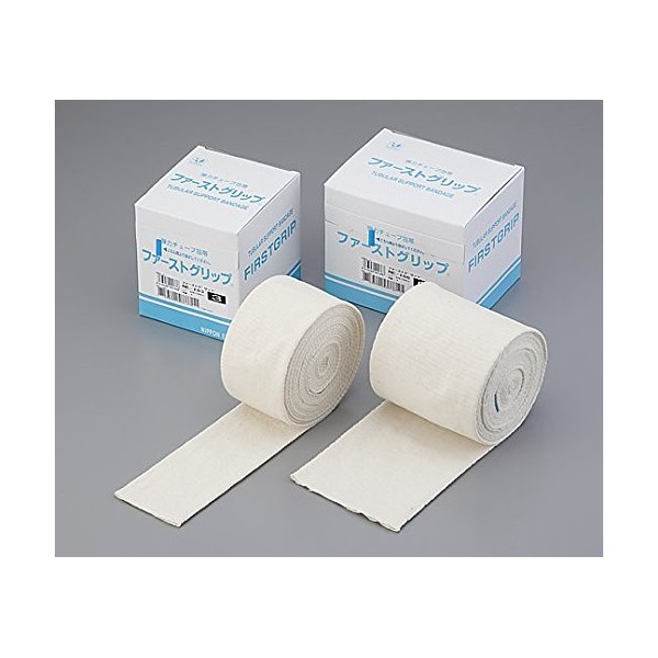 Nihon Eki Elastic Tube Bandages First Grip No. 6 4.7 x 16.4 ft (12 x 5 m), 1 Roll 186