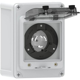 Epicord NEMA SS2-50P Pre-Drilling Power Inlet Box for 3 Prong Generator Cord USA