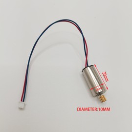 High-Performance Coreless Motor, 10mm Replacement PM1103 for Volantex RC Airplanes (761-3 Super Cub, 761-4 Sport Cub & 761 Series 8-16 BF109 Sport Cub 400 etc