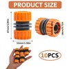 Vidsmow 10PCS 1/2 Inch Hose Repair Connector, Durable ABS Hose