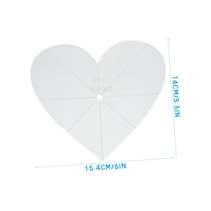 Angoily 3Pcs Portable Acrylic Patchwork Rulers DIY Sewing Supplies for
