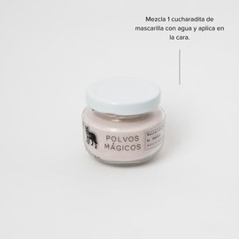 POLVOS MÁGICOS Mascarilla de superfoods PURIFICA Con cúrcuma y pétalos de rosa. Purifica y limpia la piel al mismo tiempo que aporta hidratación y luminosidad. Ingredientes orgánicos.