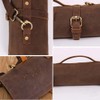 JDGHGB Chef Knife Roll Bag,Waxed Canvas Knife Bags with 10