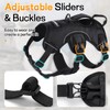 rabbitgoo Escape-Proof Dog Harness Medium with Large Handle, Anti-Pull Reflective