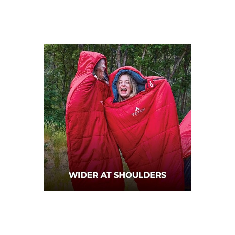 TETON Sports LEEF Ultralight Mummy Sleeping Bag Perfect for Backpacking,
