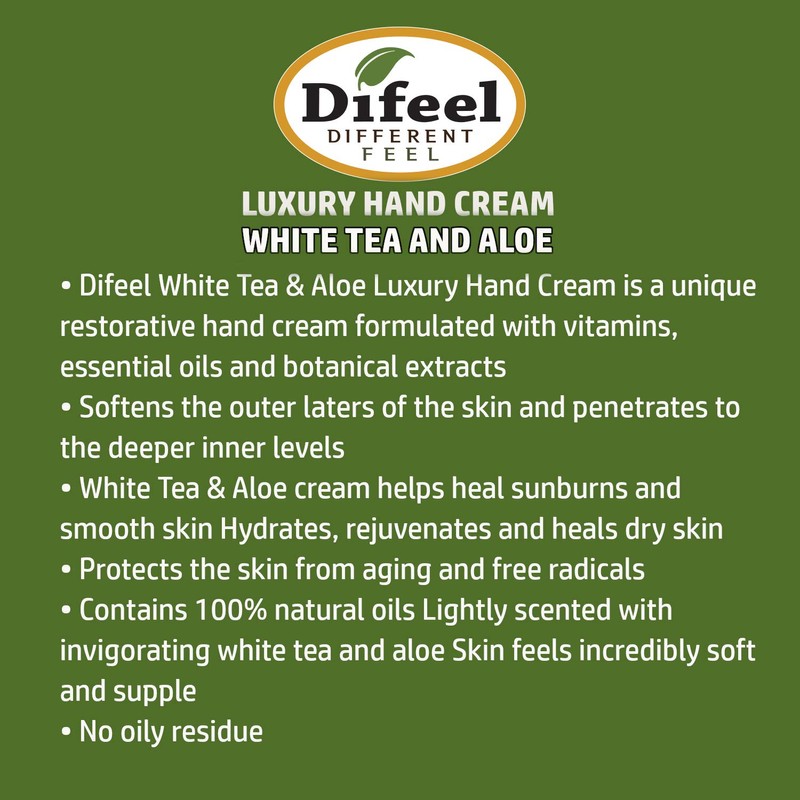 Difeel White TEA & ALOE 07WTA New York White Tea