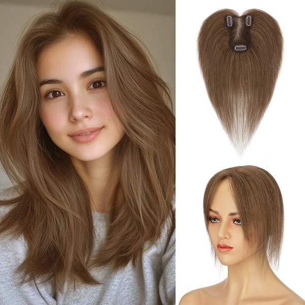 Hair Toppers for Women Real Human Hair,TESS Human Hair Toppers,Clip
