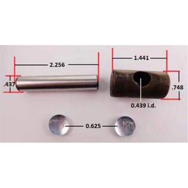 RAParts R7509 Gear Shift Lever Swivel Shaft Repair Kit Fits IH/Fits Farmall