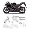 Front Rider Foot Pegs Bracket For Kawasaki Zx6R 2005 2006