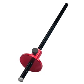 Walfront Adjustable Wood Marking Gauge with Metric and Inch Scales, Aluminum Alloy Woodworking Scriber for Furniture Repairs, Wood Projects