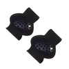 Foot Arch Cushion Velcro Foot Pad Black 2ea