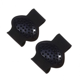 Foot Arch Cushion Velcro Foot Pad Black 2ea