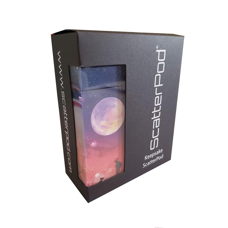 Moonlit Dog ScatterPod Scattering Keepsake Cremation Urn