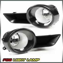 PIT66 2X Front Bumper Fog Lights W/Switch + H11 Bulb Fit For 2008-10 Toyota Highlander