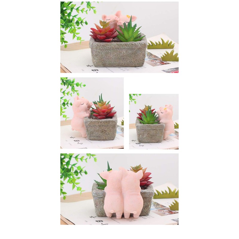 Youfui Home Decor Pot, Succulent Planter Flowerpot Decor for Home