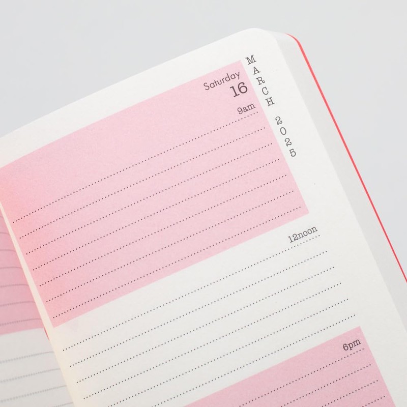 Matilda Moo 2025 diary | A6 diary | day on