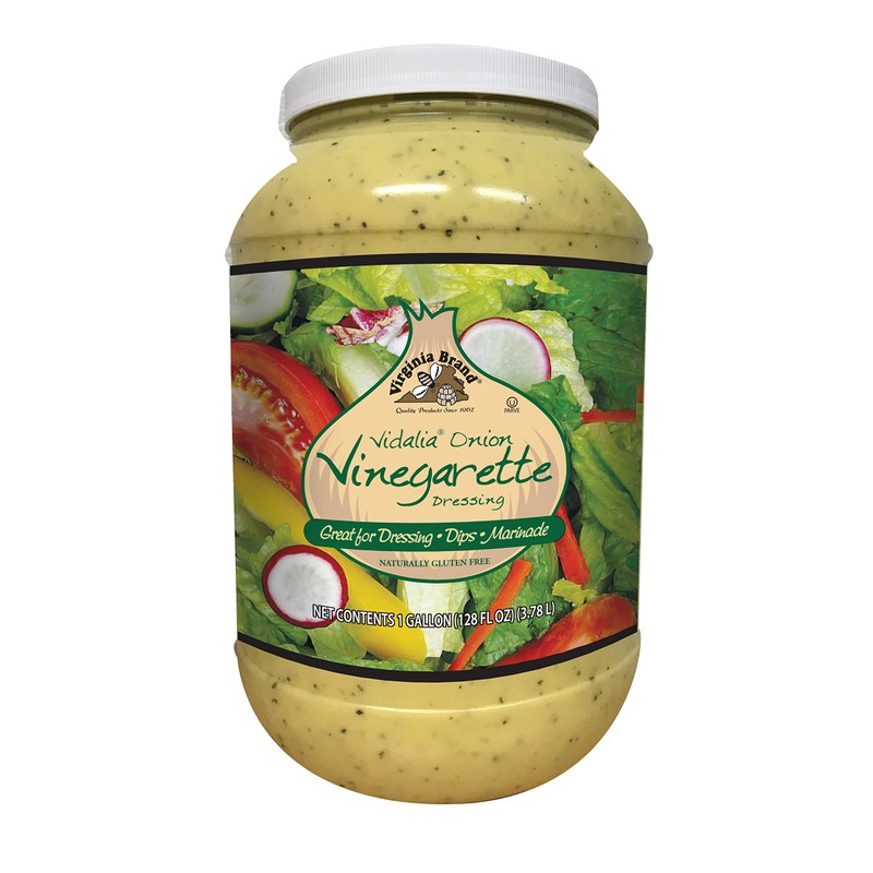 Virginia Brand Gluten Free Vidalia Onion Vinaigrette Salad Dressing, Marinade