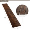 2 PCS 8FT Wooden Garden Pathway with Non-Slip Surface, Roll