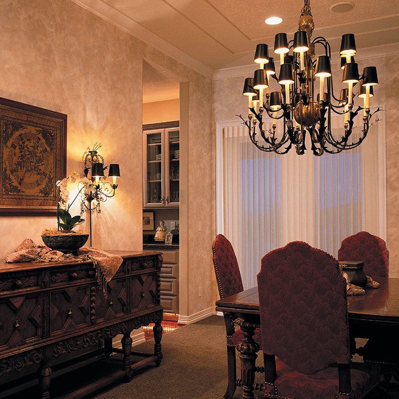 Tiqian Elegant Chandelier Light Bulbs, Incandescent Torpedo Shape, Crystal Clear,