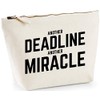 Hippowarehouse Another deadline another miracle printed make up cosmetic wash