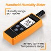 Handheld Thermometer Hygrometer, Digital Humidity Meter, Backlight, Moisture Meter for
