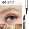 Pudaier 2 Pack 2 Fine Tip Eyebrow Pen, Waterproof Filling