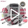 Hi-Spec Tool Set 25pc Pink Household DIY Tool Kit for