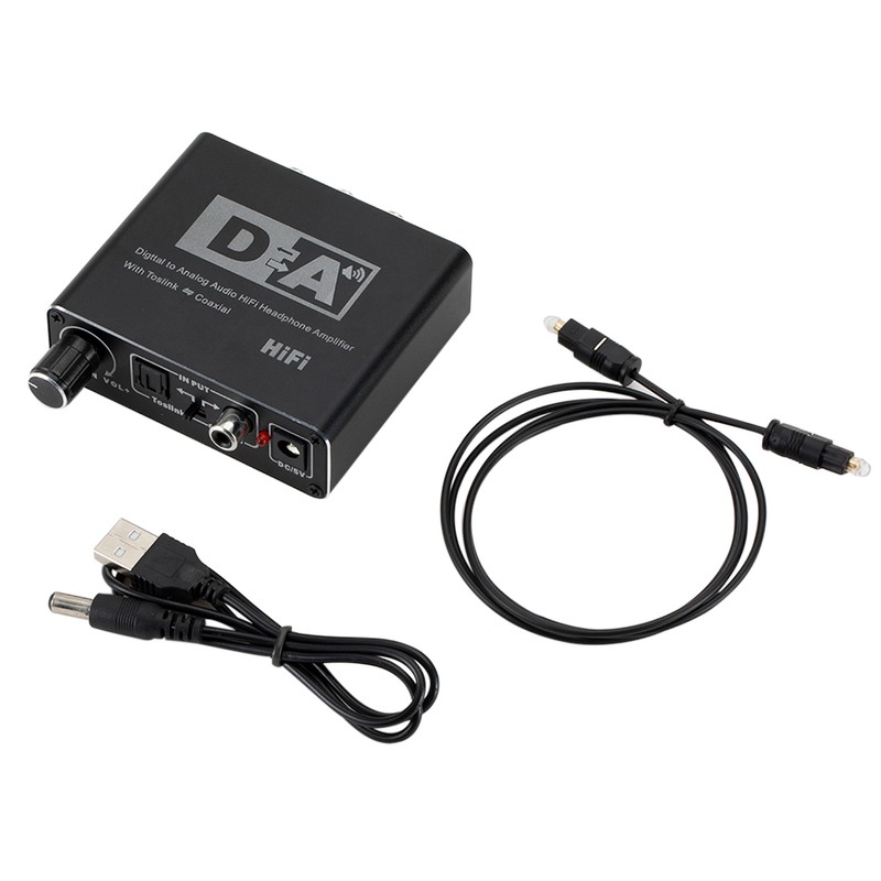 DAC Converter Digital Optical Coaxial Audio Converte Two Way Switch