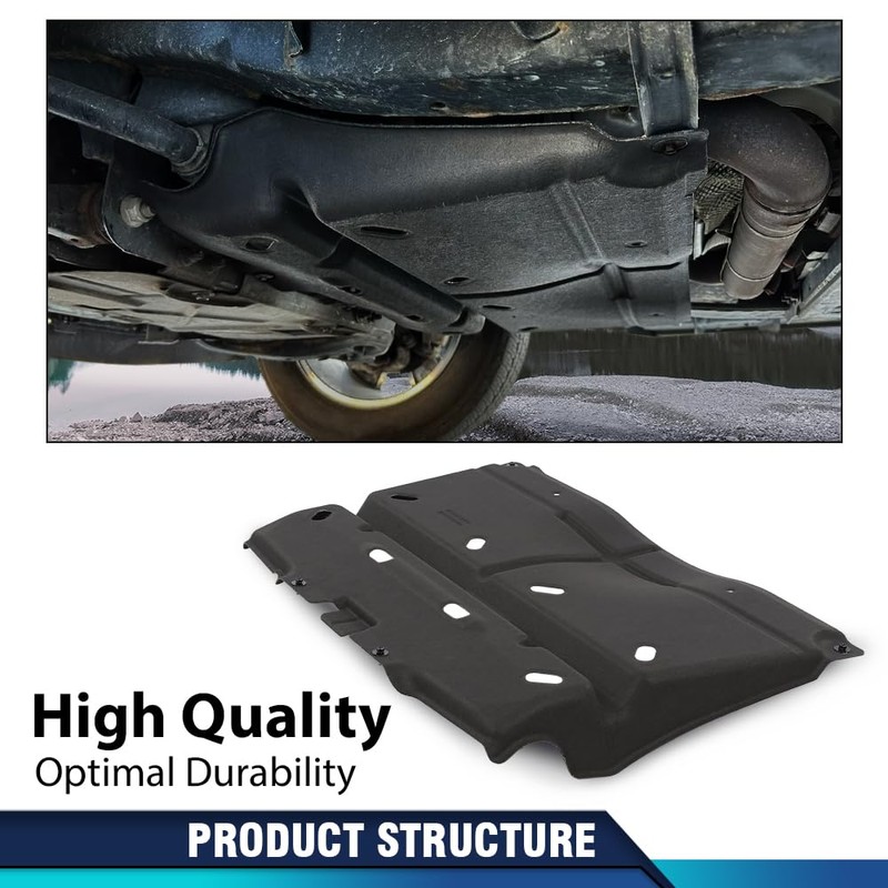 PIT66 Engine Splash Shield Compatible with Ford F150 2015-2020 with