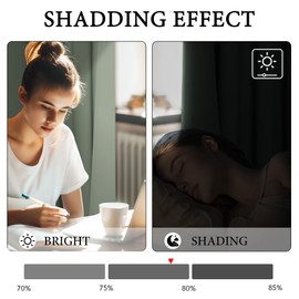 PONY DANCE PONY DANCE Sage Green Blackout Thermal Insulated Curtains for Bedroom, 46 x 54 Inch Short Eyelet Curtains & Drapes, Soft Black Out 2 Panels for Window Living Room/Kitchen