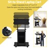 Tangkula Mobile Laptop Podium, Portable Height Adjustable Podium Stand, Standing