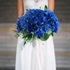 NAHUAA 2 Bundle Royal Blue Flowers Hydrangea Artificial Flowers 10
