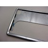 Genuine Toyota License Plate Frame (Silver Plated Front) Fits Sienta