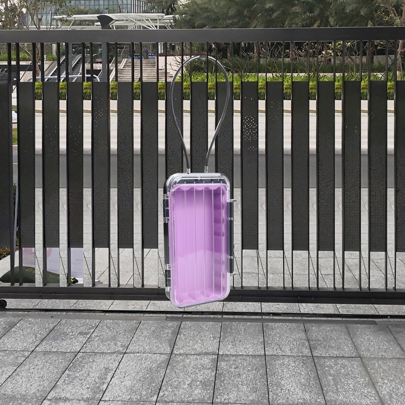 MRY Portable Safe Box Translucency Combination Security Case LockBox with