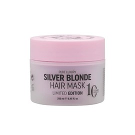 RICH Pure Luxury Silver Blonde Hair Mask - Purple Hair Treatment for Blonde, Platinum, Bleached, Silver, Gray, Ash & Brassy Hair - No Yellow Tones - 8.45 Oz