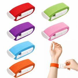 6 Pcs Tourniquet Reusable, Resilient Nylon Tourniquets for Nurses with 6 Assorted Color Buckle Straps - Adjustable Hemostatic Bands for Blood Collection and Wound Care, Suitable for Home and Outdoor