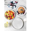 Nucookery Ceramic Dinner Plates Set of 6, 10 Inch Salad