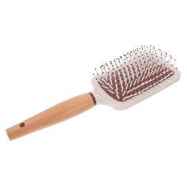 IWOWHERO Full Massage Scratcher Scalp Massage Comb Wooden Hair Brush for Women Men Kids Detangle Frizz
