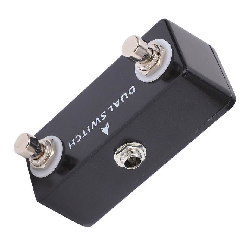 Guitar Foot Switch Pedal Dual Footswitch Tap Momentary Lock Free