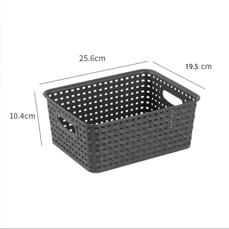 Plastic Storage Baskets 6 Pack,Small Pantry Organization and Storage,Basket Household