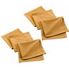 Macosa U1731173_x2 Cloth Napkins Set of 6 Mustard Yellow 40