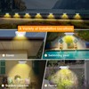 UniqueFire Solar Gutter Lights Outdoor, 40 LEDs Bright Solar Powered