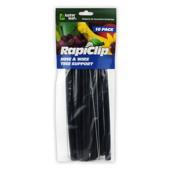 Luster Leaf 860 Rapiclip Hose and Wire Tree Tie, Black, 27"