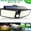 Unbranded Waterproof 100 LED Solar Powered Light Outdoor PIR Motion