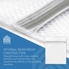 Muchfun 5Pcs Durable Honeycomb Mesh Laundry Bags for Delicates (1Large,