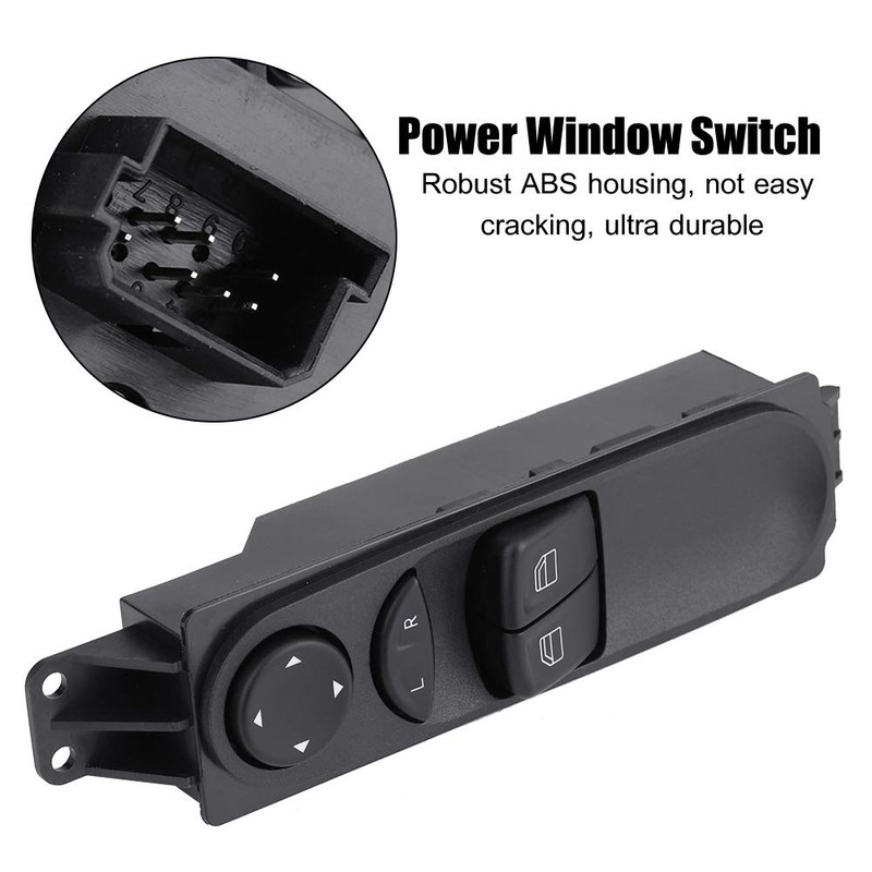 KIMISS Car Window Regulator Switch, ABS Car Window Regulator Power