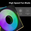 FexaDon Tek 120mm ARGB Computer Case Fan, 4 Pin PWM,
