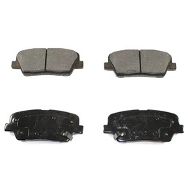 A-Partrix 1Set Rear Brake Pad Brake Pads Replacement Disc Brake Pad Set Fits Entourage 2007-2010 Fits Equus 2011-2014 Fits Genesis 2009-2009 Fits Genesis Coupe 2010-2016 Fits Santa Fe 2010-2016